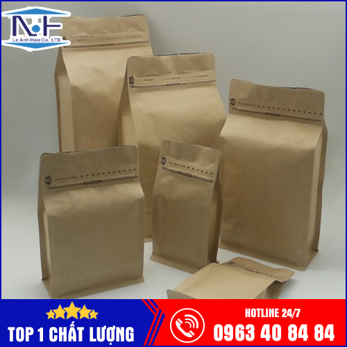 Túi Zipper Kraft